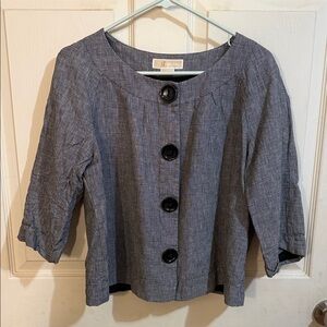 Michael Kors black and white Women's Top